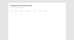 Desktop Screenshot of hangetsu-dojo.de